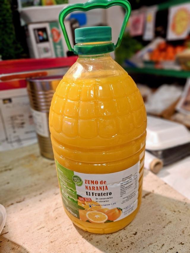 Garrafa zumo de naranja, 5L