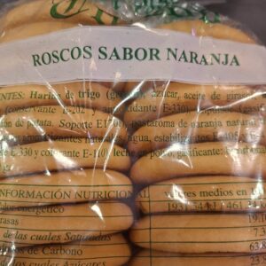 Roscos sabor naranja